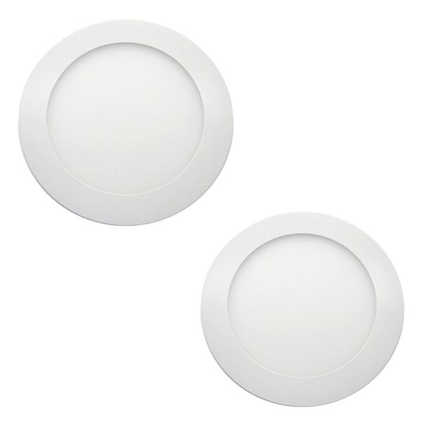 Round LED Panel Light 12W Pack of Two
