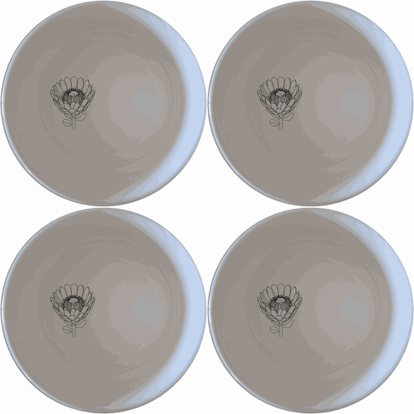 Pincushion Protea Flower Bowl Set of 4 - Range 3