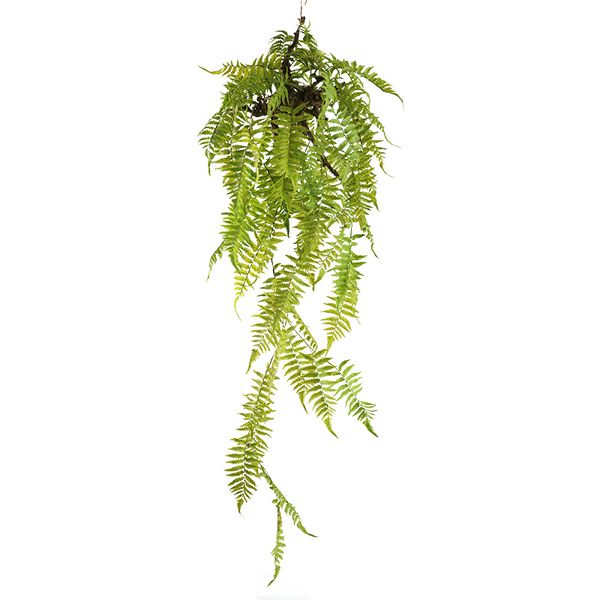 HouzeComfort Artificial Hanging Fern Pot Planter and Decor Plant
