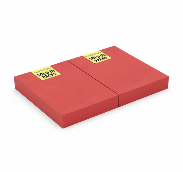 Art+Craft A4 Red Craft Board 160g - 10 Sheet Pack for DIY Projects - 2 Pack