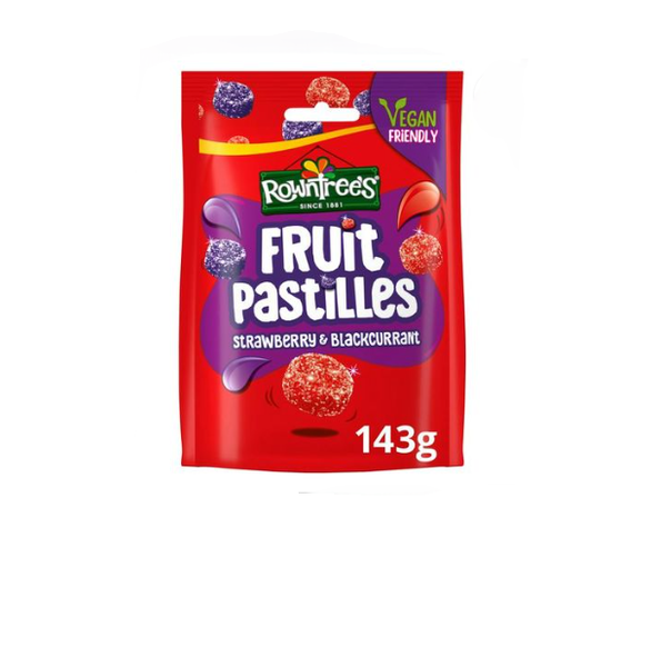 Fruit Pastilles Strawberry &amp; Blackcurrant 143g