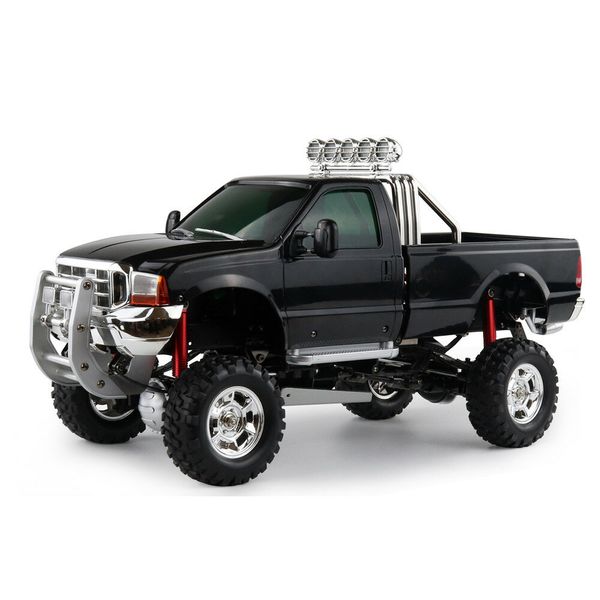 HG P409 1/10 2.4G 4WD RC Car Pickup Truck Rock Crawler - Black