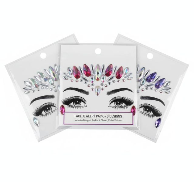 Face Gems for Carnivals, Festivals, Raves, &amp; Parties |