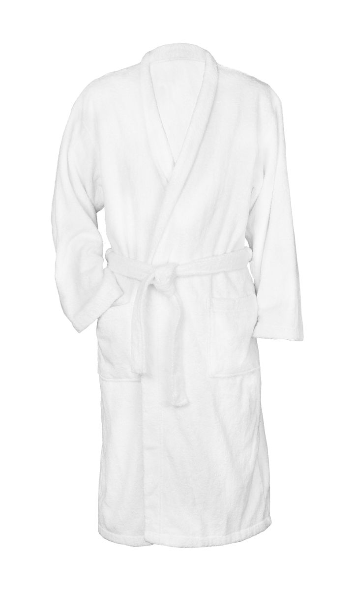 Luxury Bathrobe for Women & Men , Shawl Collar Spa Bath Robe Terry