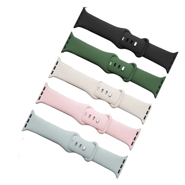 His And Hers Compatible With Apple Watch Strap Set - 5 Pack (38,40,41mm)