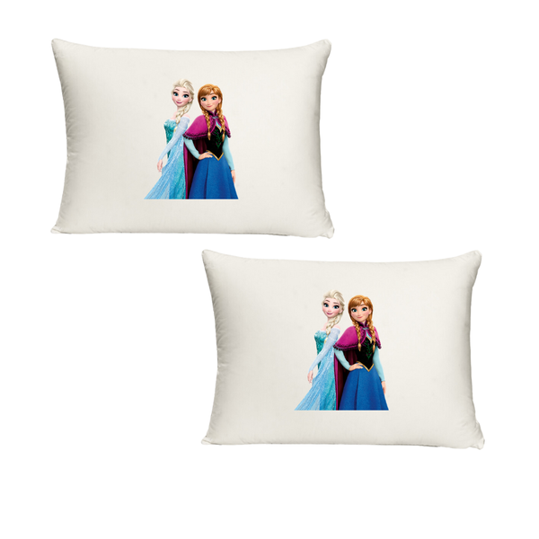 BG - Elsa &amp; Anna Twin Standard Pillow cases