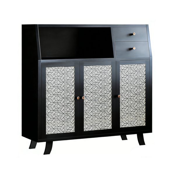 Sideboard Cabinet 3 Doors Storage Cabinet Kitchen Storage Rack -3 Styles