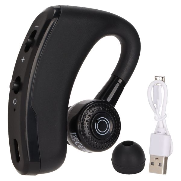 V9 Single Ear Bluetooth Earphone Wireless Hook Sports Driving Business