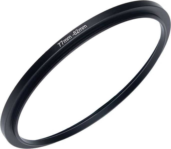 E-Photographic 77 to 82mm Lens Filter Step-Up Adapter Ring