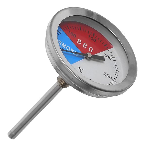 Stainless Steel BBQ Meat Thermometer Double Scale for Grilling and Cooking