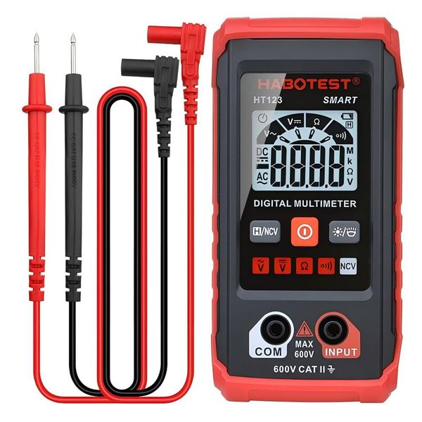 Fully Intelligent Digital Display multimeter with LED Backlight
