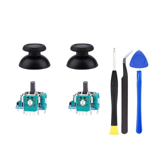 3D Analog Joystick Replacement Kit for PlayStation 5 Controllers - 8 Pieces
