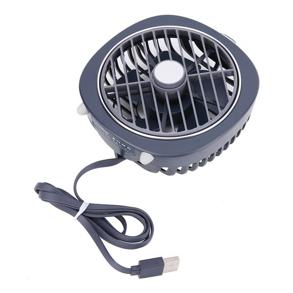 Mini USB Desktop Fan with Night Light and 3 Speeds Royal Blue