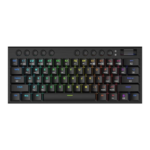 Redragon K632 NOCTIS PRO 60% RGB Wireless Gaming Keyboard - Black