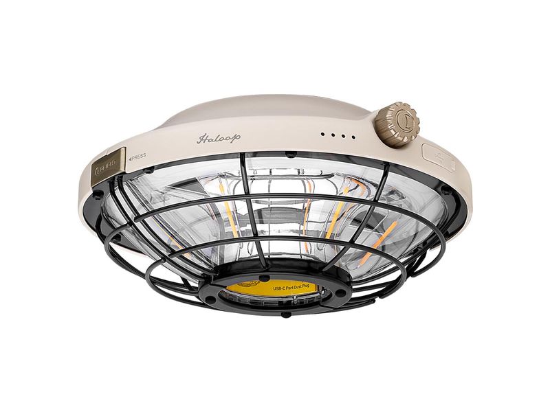 Olight Haloop Clay Beige LED camping Light, 600 Lumen, Rechargeable