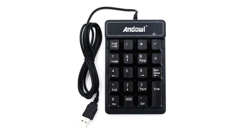 Andowl Q-813 Usb Numeric Keypad 19 Keys