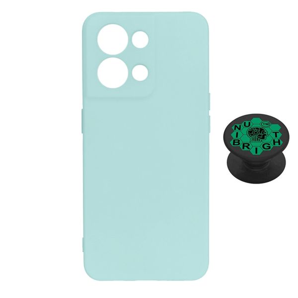 Unibright Silicone Cover Compatible with Oppo Reno5 5G - Peach