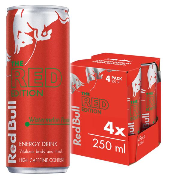 Red Bull Energy Drink Watermelon 250ml 4 Pack
