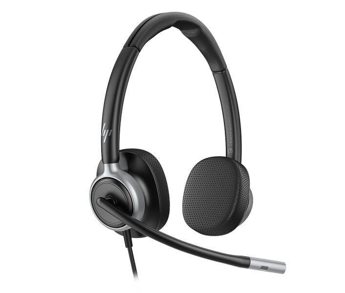 HP Poly Mission 625 Stereo Wired Headset Bulk USB-C &amp; USB-A Leatherette