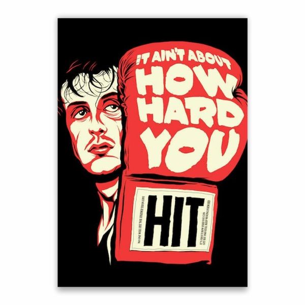 Rocky Balboa Quote Poster - A1