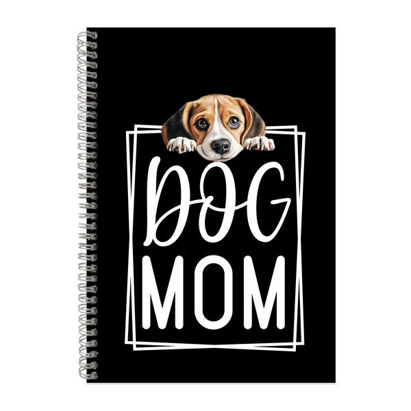 Beagle Breed A4 Blank Notebook for Dog Lovers Funny Graphic Present 007