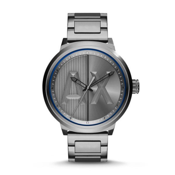 Armani Exchange Three-Hand Gunmetal Stainless Steel Watch-AX1362 | Buy  Online in South Africa 