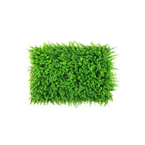 Set of 4 Artificial Furn Faux Leaves Wall Panel for Outdoor and Indoor C