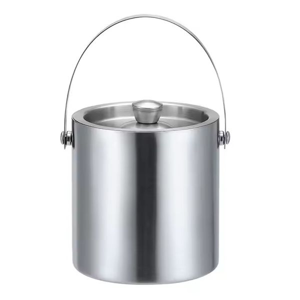 Stainless Steel Ice Holder 1.6L Capacity for Home or Bar