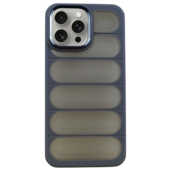 Bubble Shield Armor Phone Case Compatible With Iphone 15 Pro Max - Grey