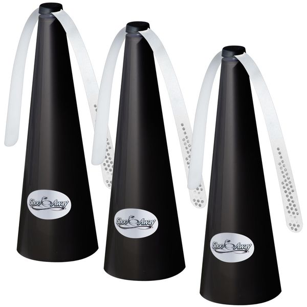 ShooAway - Fly Repellent Fan - Chemical free - Black (Pack of 3)
