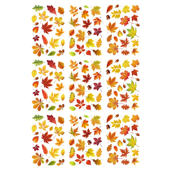 Thanksgiving Window Sticker Double-Sided Autumn Window Clings Decals