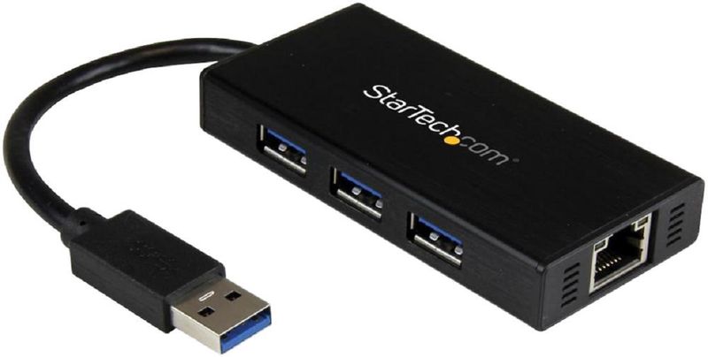 Startech (ST3300GU3B) Hub, USB 3.0, Bus Powered, 3 Ports
