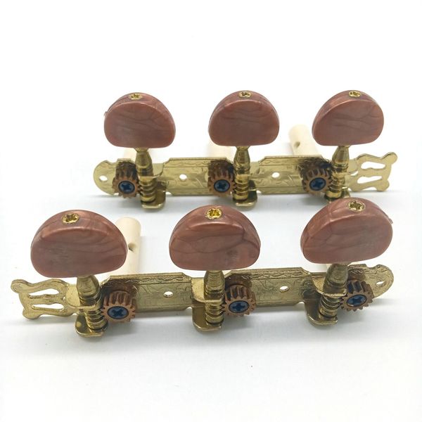 2Pcs Classical Guitar Tuning Pegs Keys Machine Heads 3L3R Professional Guit