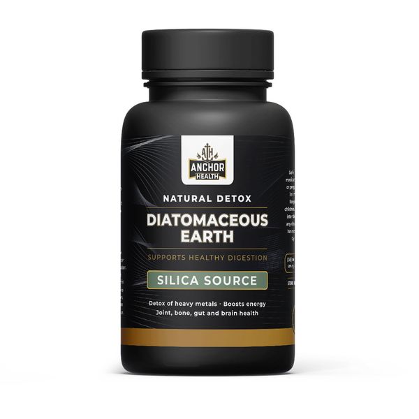 Diatomaceous Earth Capsules - Natural Detox &amp; Silica source - 90 Capsules
