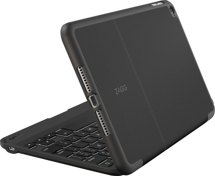 ZAGG Folio Case, Hinged with Backlit Bluetooth Keyboard for iPad Mini 4