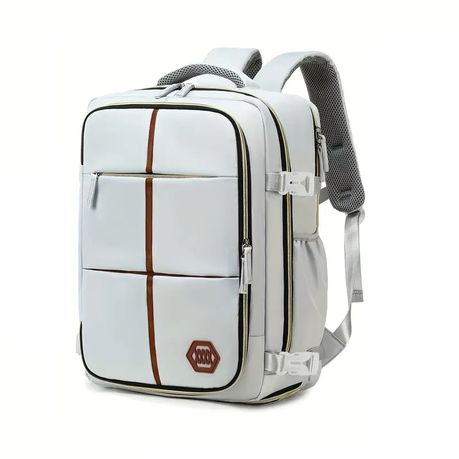 Multifunctional Airline-Approved Travel Backpack - Light Blue Image