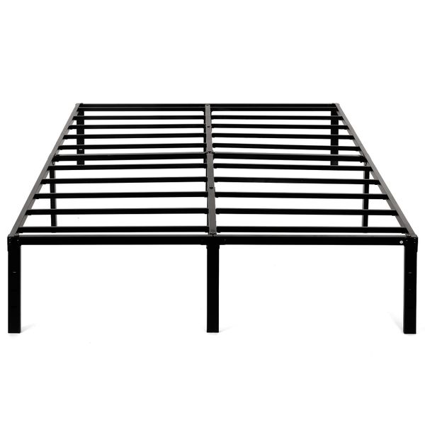 Chenshia Metal Bed Frame Space-Saving Under Bed Storage &amp; Heavy Duty Base