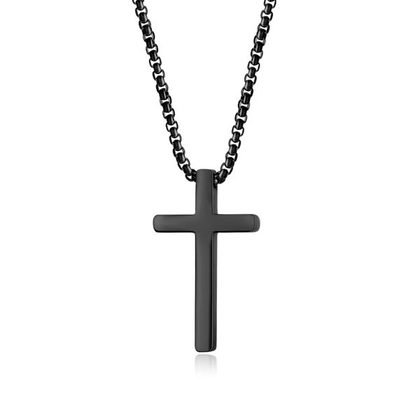 Mtone Christian Choker Fashion Cross Stainless Steel Necklace