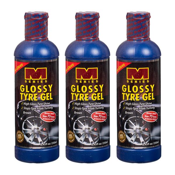 Glossy Tyre Gel - 3 Pack