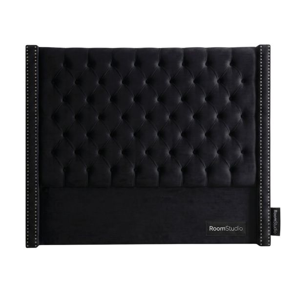 Room Studio - Jenna Studded Wingback Tufted Headboard
