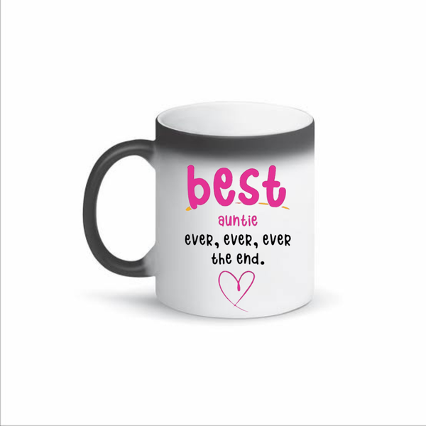 Best Aunt Ever Color Changing Mug