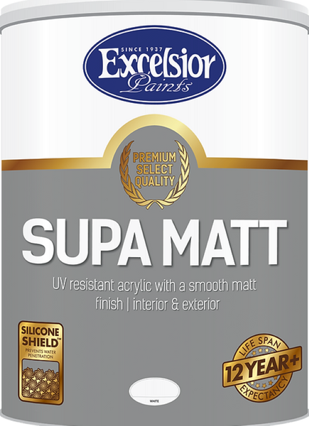 Premium Supa Matt Acrylic 5lt
