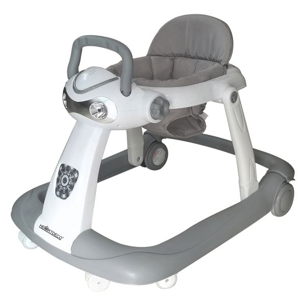 Heartdeco Foldable Baby Walker - Grey