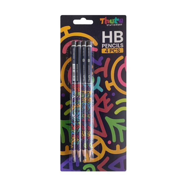 Thuto HB Pencils 4PCs - Classic Edition