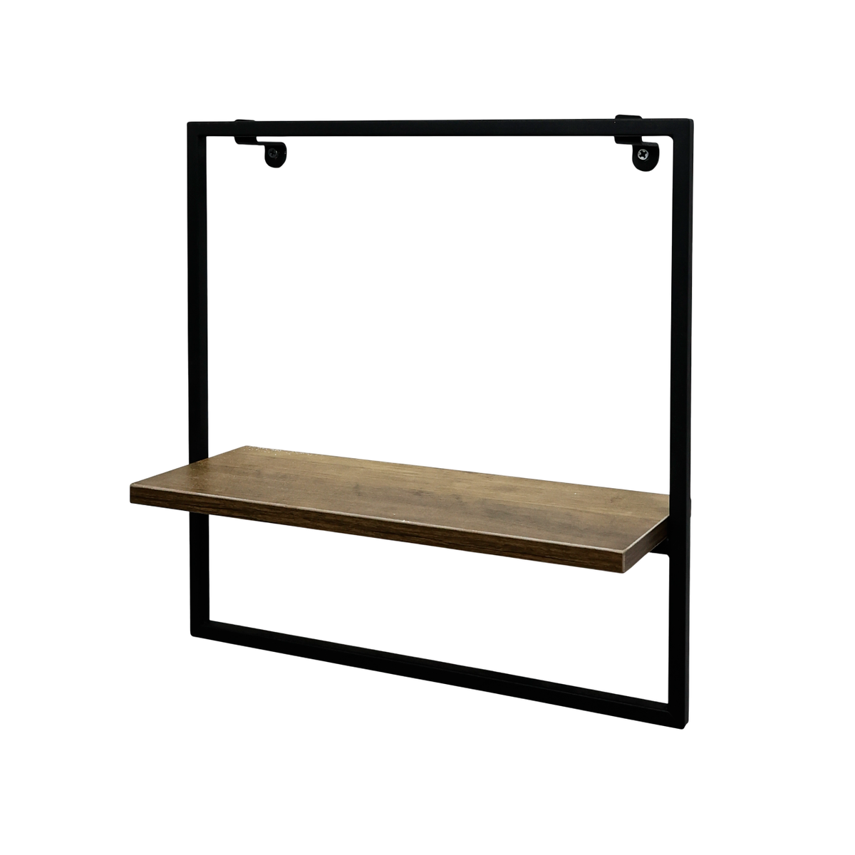 Square Frame 1-Tier Wall Shelf