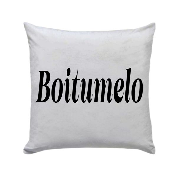 Boitumelo - Cushion/Pillow With Vinyl Letters Gift/Present - 30 x 30cm