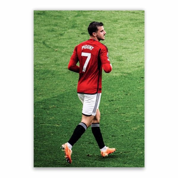 Mason Mount 7 Man United Poster - A1