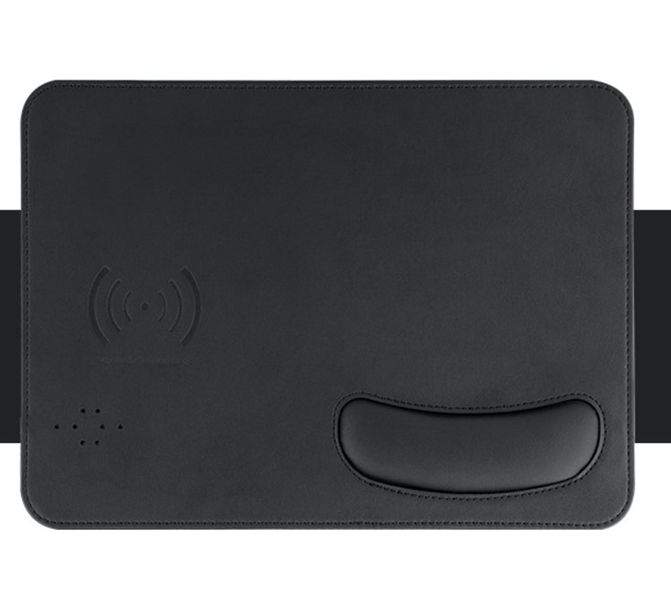 TUFF-LUV Wrist Rest type wireless charging mouse pad - Black