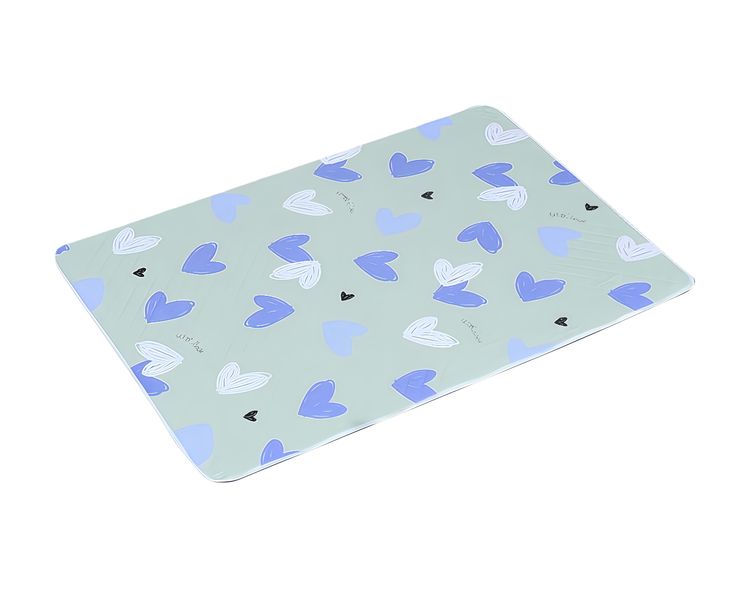 Heart Waterproof Washable Mattress Urine Mat For baby and adlut,50×70cm