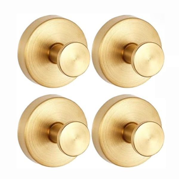 4 Pcs Suction Cup Hooks for Shower Wall No Drill Hook Removable Black